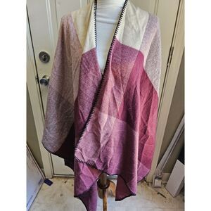 Eddie Bauer Pink & Cream Colorblock Wrap